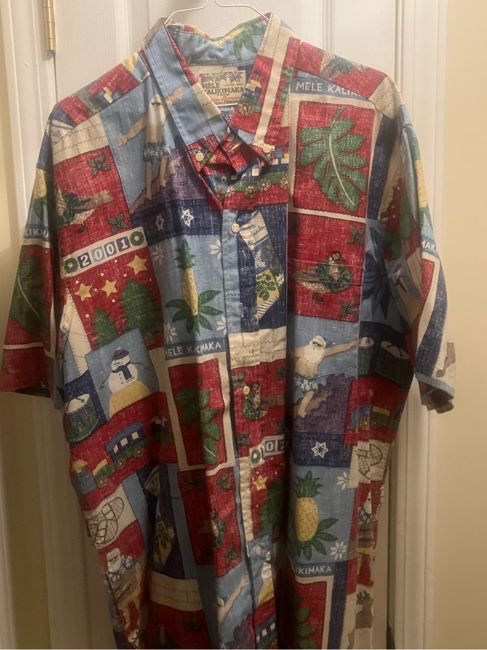 Reyn Spooner Holiday Shirt - 2001